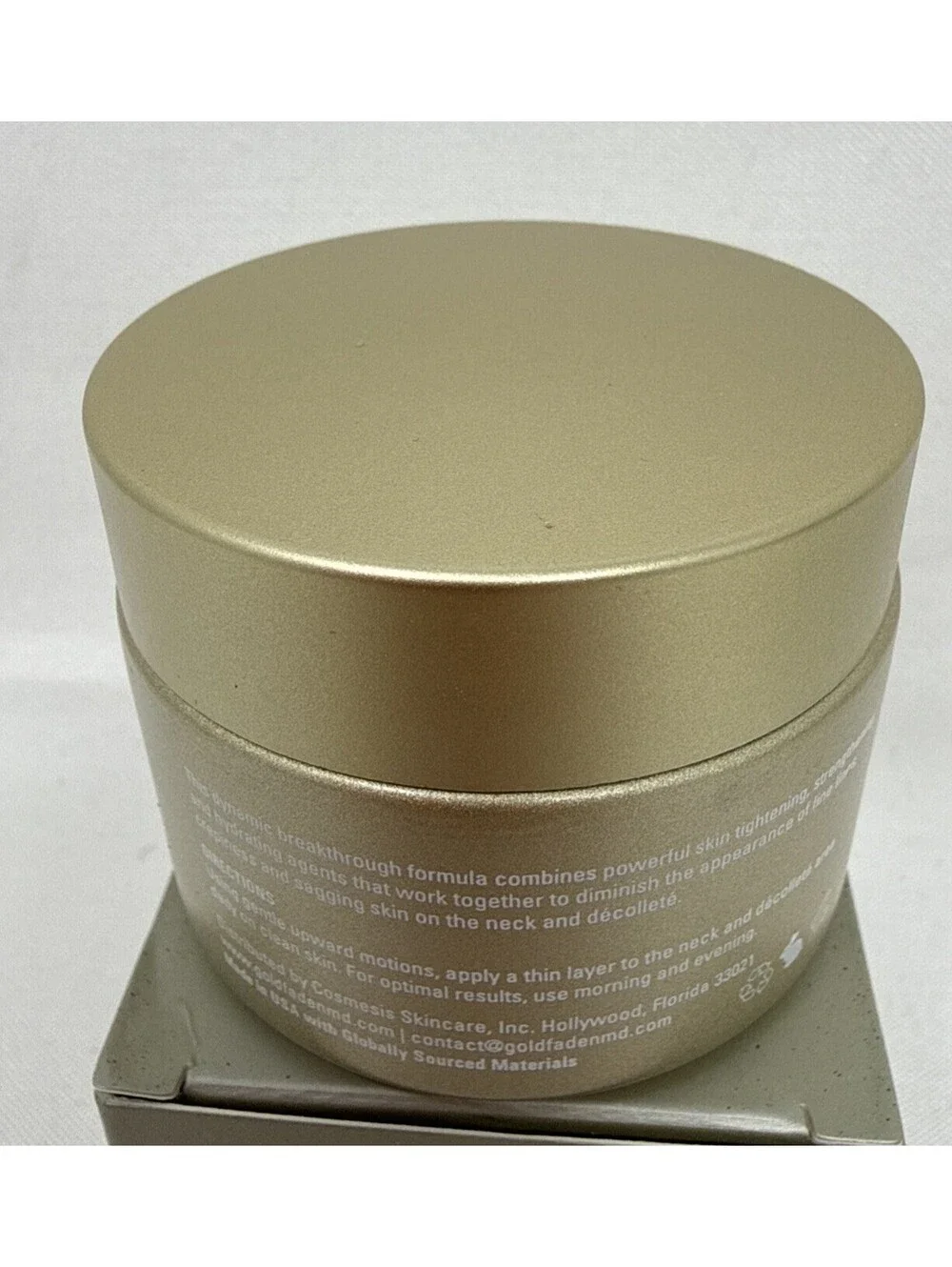 GOLDFADEN MD Plant Profusion Lifting Neck Cream Full Size 50 ml CJ200